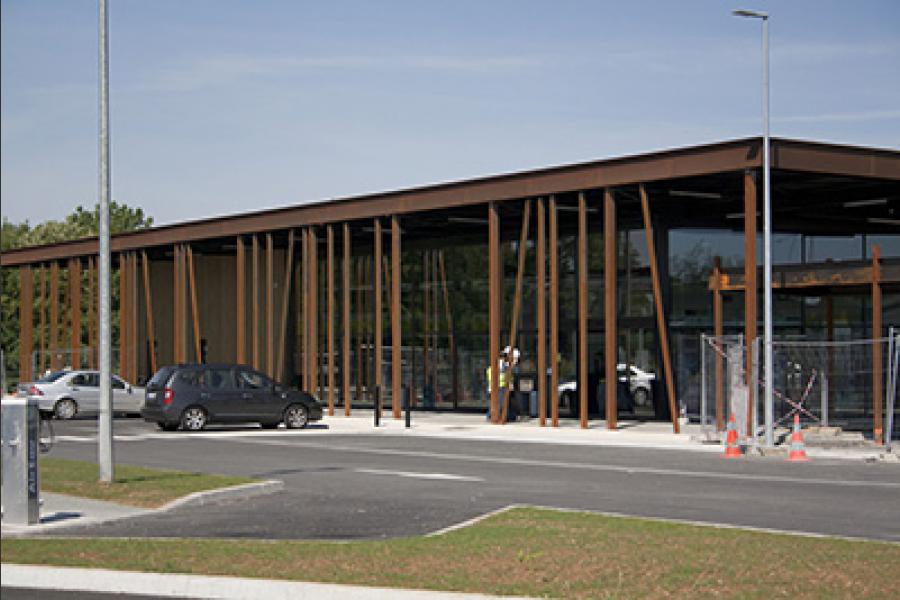 Chantier station autoroute